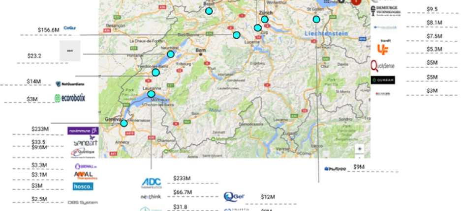 Best-funded-Swiss-Startups-Map